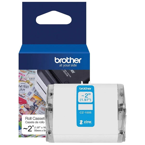 Original Brother CZ-1005 Cyan Label Roll 