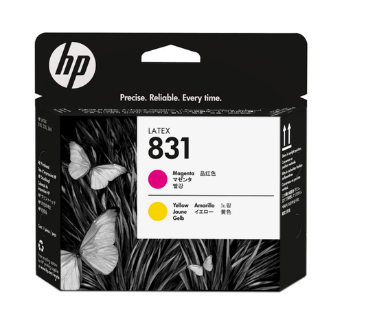 Original HP 831 High Yield Magenta & Yellow Latex Printhead, CZ678A