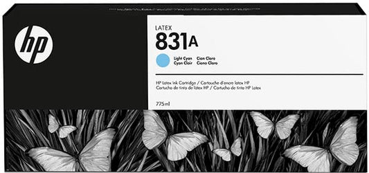 Original HP 831A 775ml High Yield Light Cyan Ink Cartridge, CZ686A