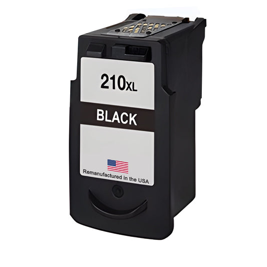 JIT Brand for Canon PG-210XL Black High Yield Remanufactured in the USA Ink Cartridge