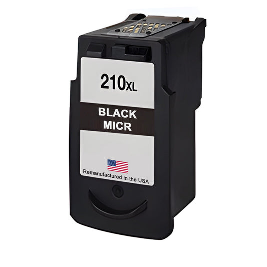 JIT Brand for Canon PG-210XL Black MICR High Yield Remanufactured in the USA Ink Cartridge