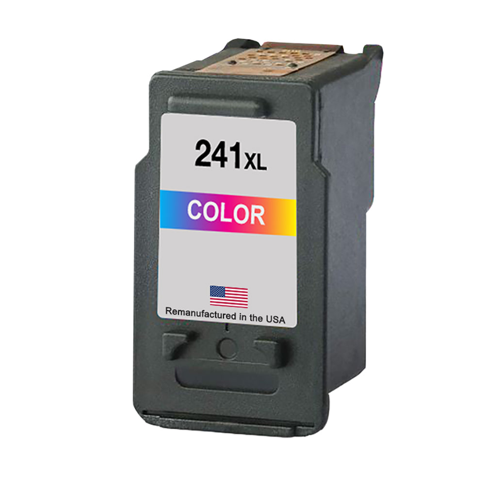 JIT Brand for Canon CL-241XL Color High Yield Remanufactured in the USA Ink Cartridge