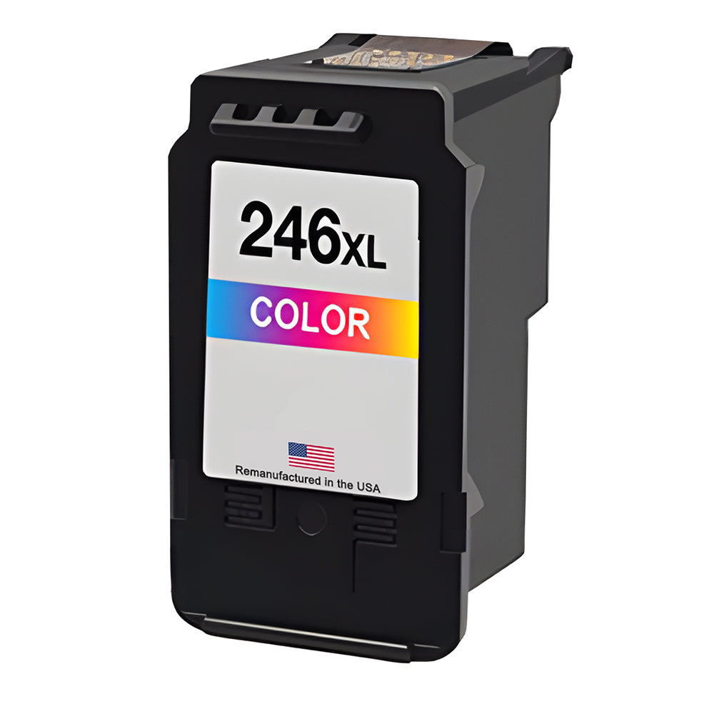JIT Brand for Canon CL-246XL Color High Yield Remanufactured in the USA Ink Cartridge