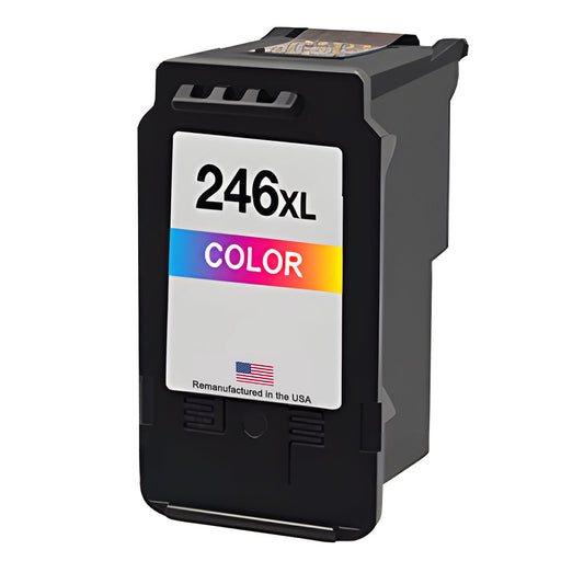 JIT Brand for Canon CL-246XL Color High Yield Remanufactured in the USA Ink Cartridge
