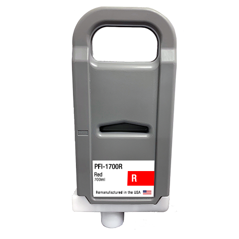 JIT Brand Remanufactured for Canon PFI-1700R Red Ink Cartridges