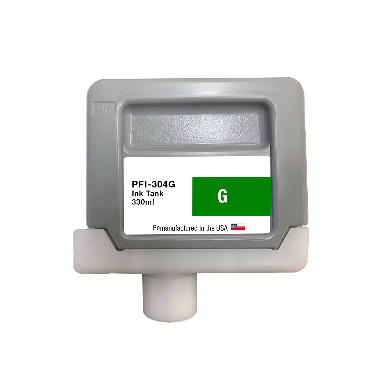 JIT Brand for Canon PFI-304 330ml Green  High Yield Remanufactured in the USA Ink Cartridge