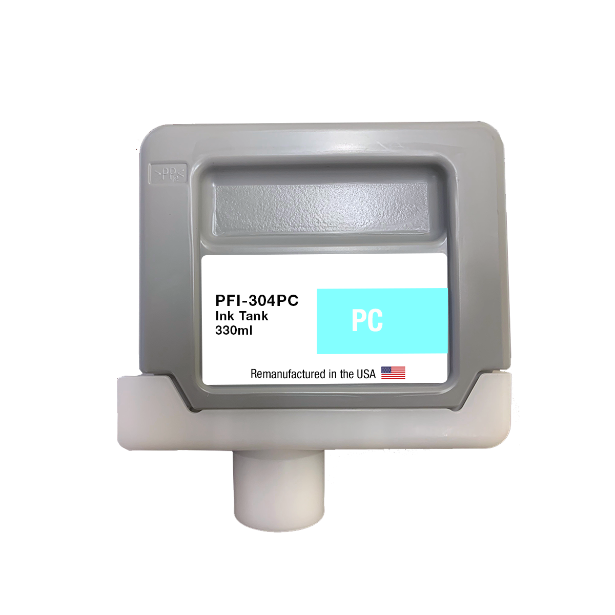 JIT Brand for Canon PFI-304 330ml Photo Cyan High Yield Remanufactured in the USA Ink Cartridge