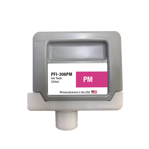 JIT Brand for Canon PFI-306 330ML Photo Magenta High Yield Remanufactured in the USA Ink Cartridge