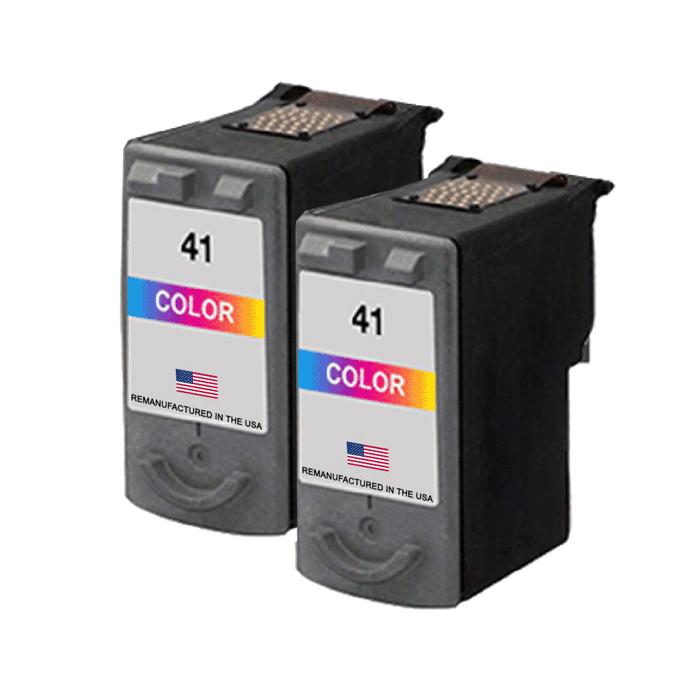 JIT Brand for Canon CL-41 Color Twin Pack High Yield Remanufactured in the USA Ink Cartridge