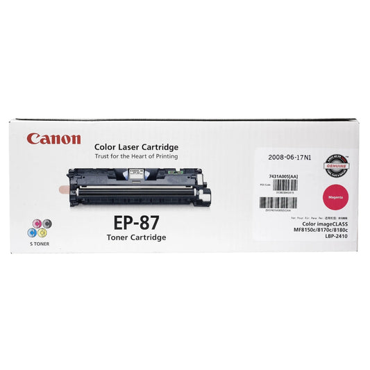 Canon Genuine OEM EP-87 Magenta Toner Cartridge