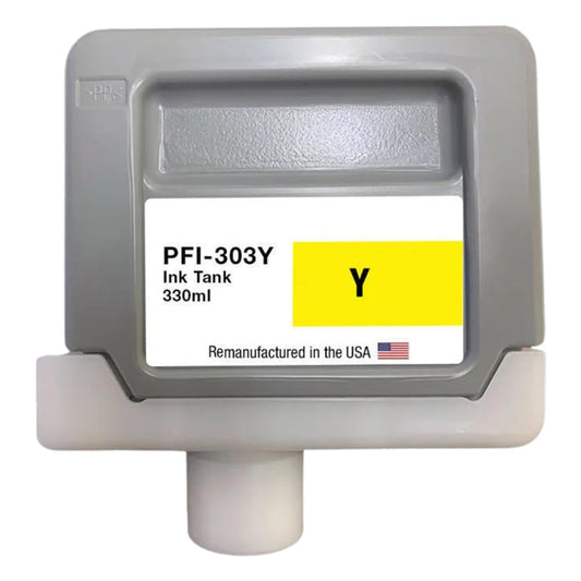 Canon PFI-303Y Standard-Yield Yellow Ink Cartridge, 2961B001AA