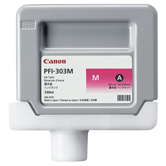 Canon PFI-303 330ML Magenta  Ink Cartridge, 2960B001AA