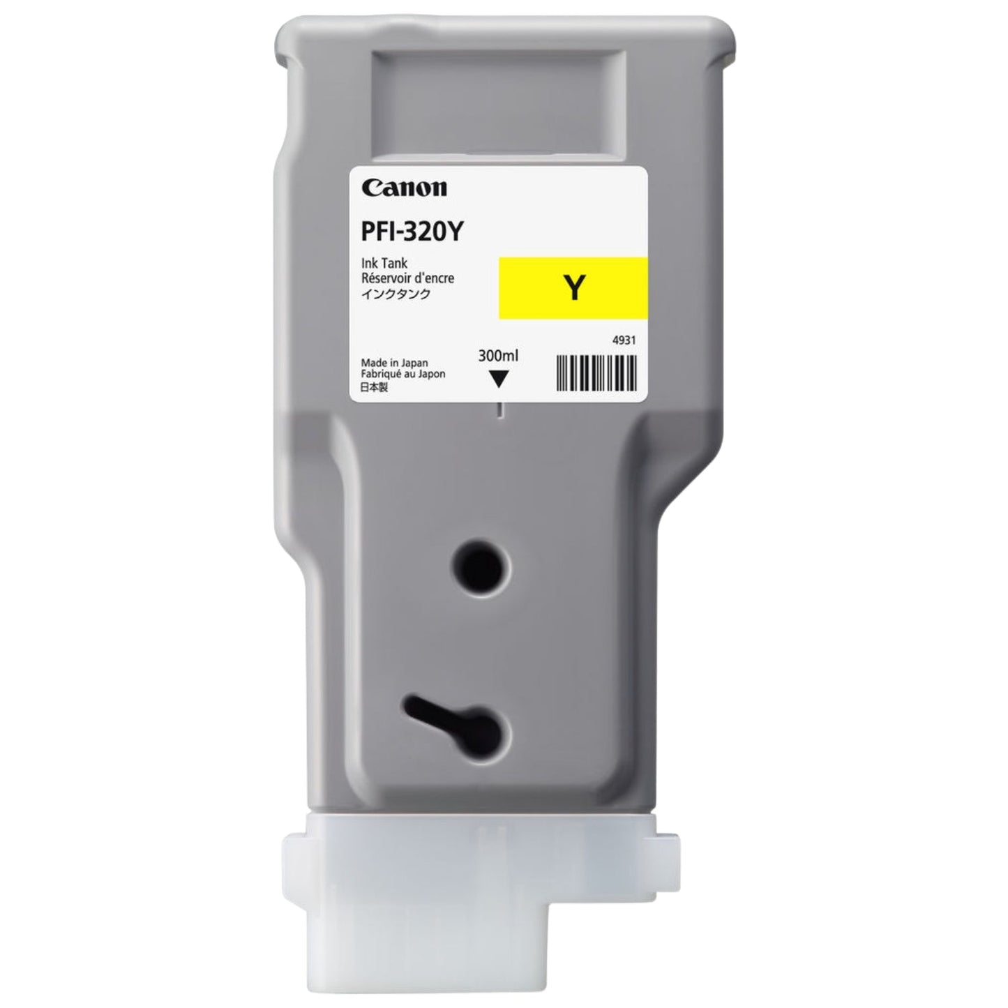 Canon PFI-320Y 300ml High-Yield Yellow Ink Cartridge, 2893C001AA