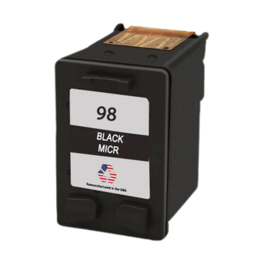 JIT Brand for HP 98 (C9364WN) Black MICR Remanufactured in the USA Ink Cartridge