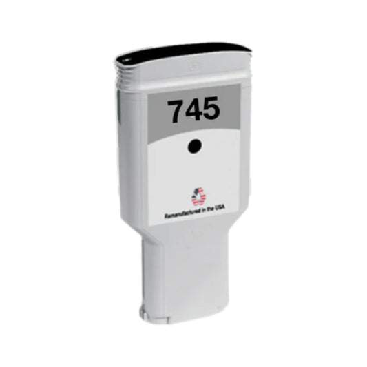 JIT Brand for HP 745 300mL (F9K04A) Photo Black Remanufactured in the USA Ink Cartridge