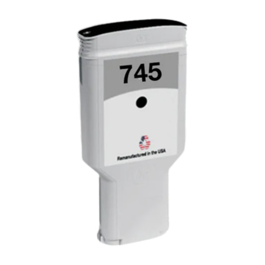 JIT Brand for HP 745 300mL (F9K05A) Matte Black Remanufactured in the USA Ink Cartridge