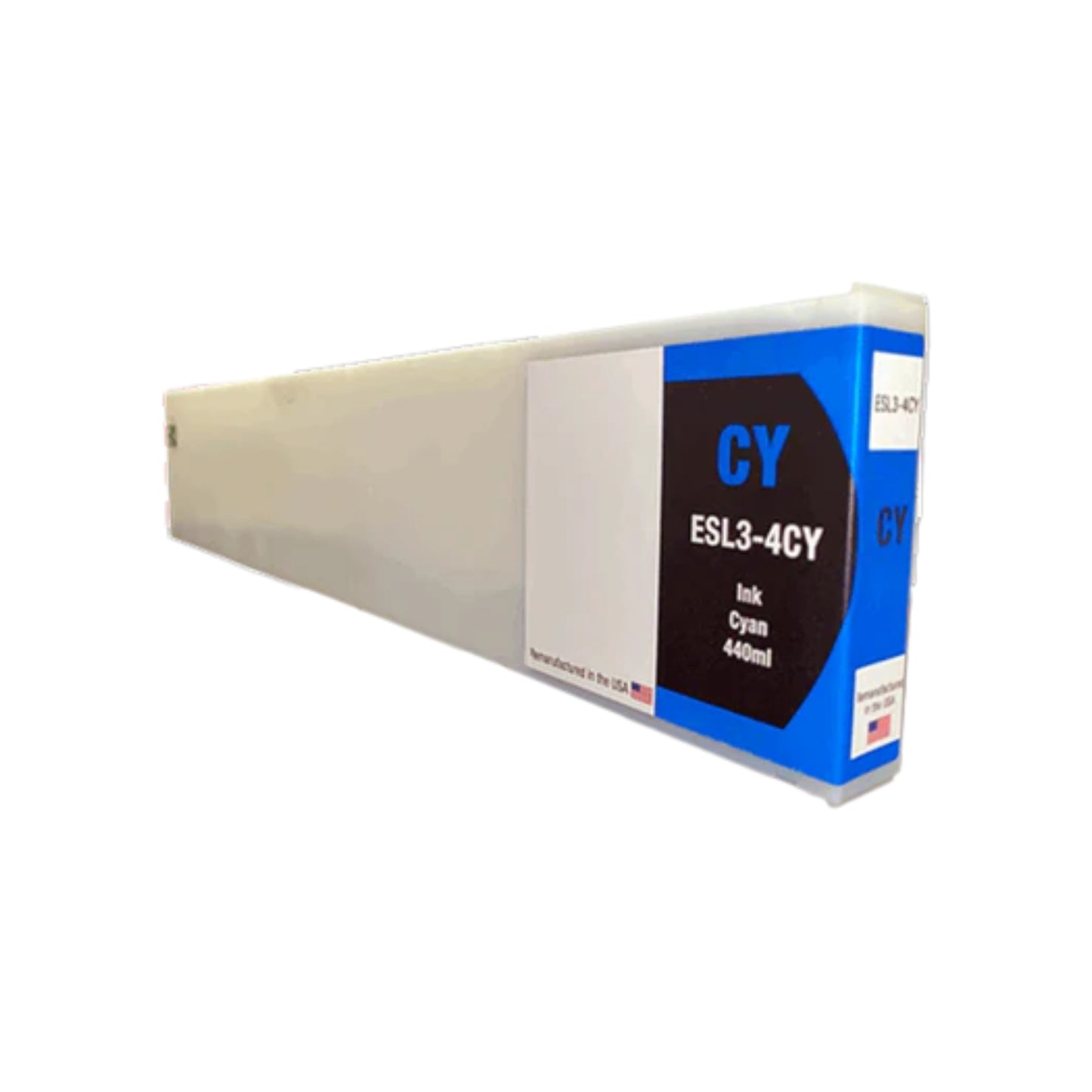 JIT Brand for Roland ESL3-4CY 440mL Cyan Remanufactured in the USA Ink Cartridge
