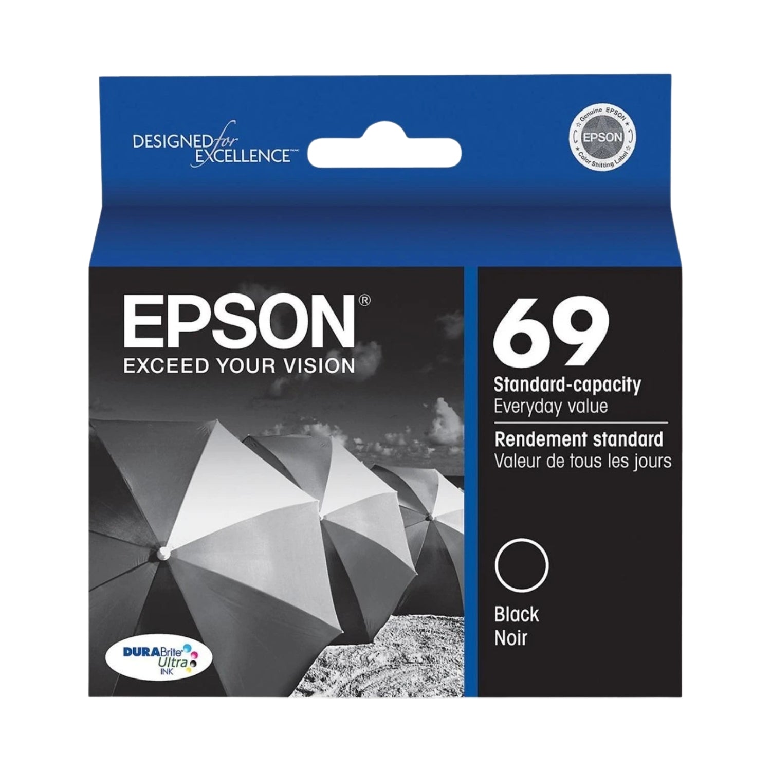 Original Epson 69 Standard Yield Black Ink Cartridge,T069120