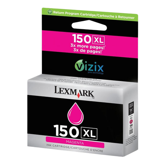 Original Lexmark #150XL High Yield Magenta Ink Cartridge