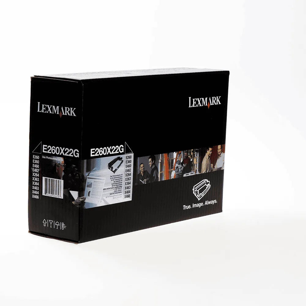 Lexmark High Yield Black Laser Drum Cartridge, E260X22G