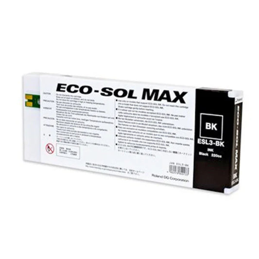 Original Roland ESL3-BK Standard Yield Black Ink Cartridge