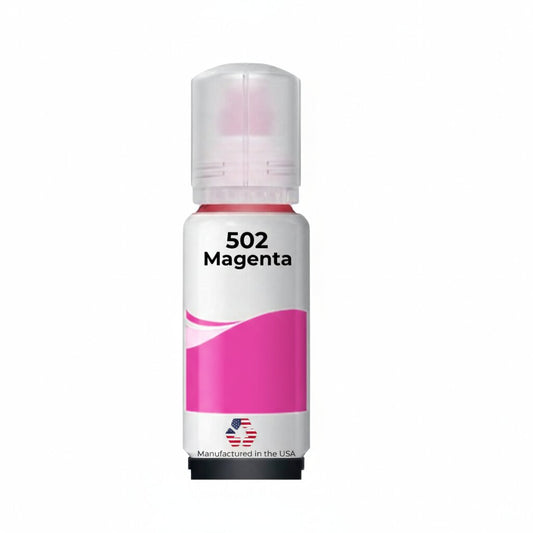 JIT Brand Replacement For Epson 502 (T502320-S) 70 ml Magenta Standard Yield Ink Bottle Made in the USA, T502320-S