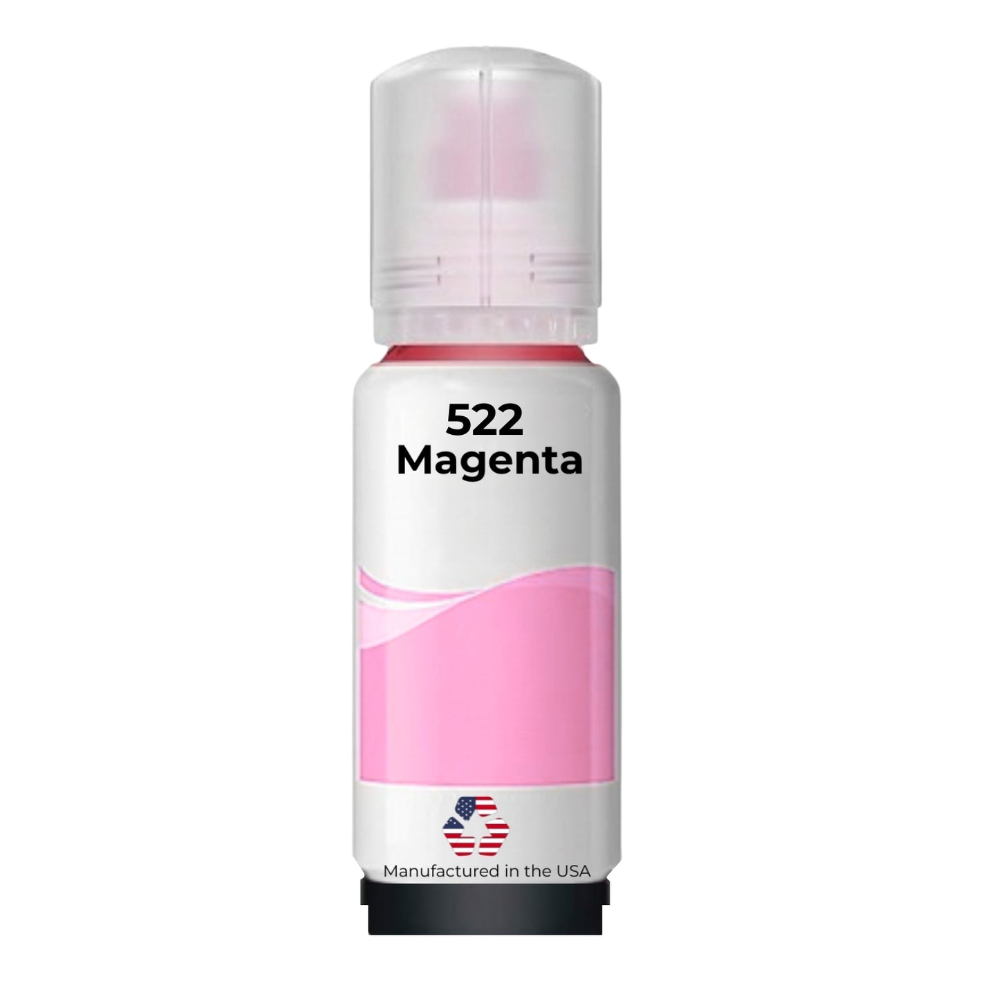 JIT Brand Replacement For Epson 522 (T522320-S) 70 ml Magenta Standard Yield Ink Bottle Made in the USA