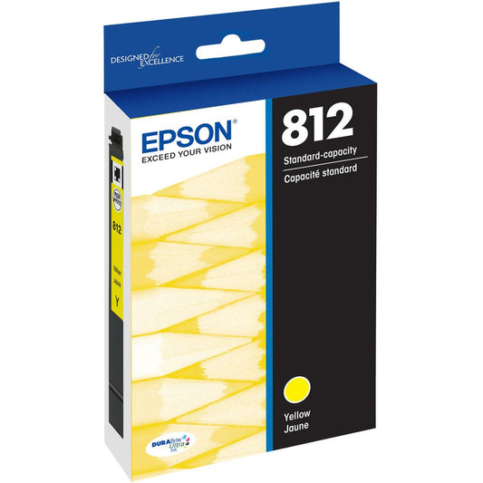 Epson T812 Yellow Standard Yield Ink Cartridge (T812420-S)