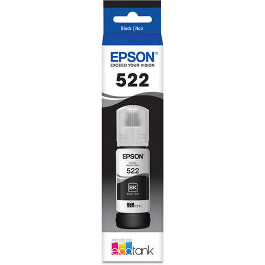 Original Epson 522 High-Yield Black Ink Cartridge, T522120