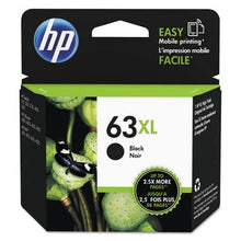 Genuine HP 63XL Standard Yield Black Ink Cartridge, F6U64AN