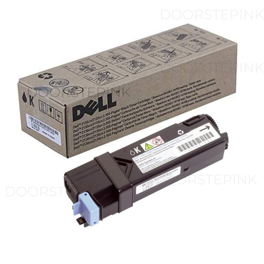 Genuine Dell 2130cn/2135cn High Yield Black Laser Toner Cartridge, FM064 