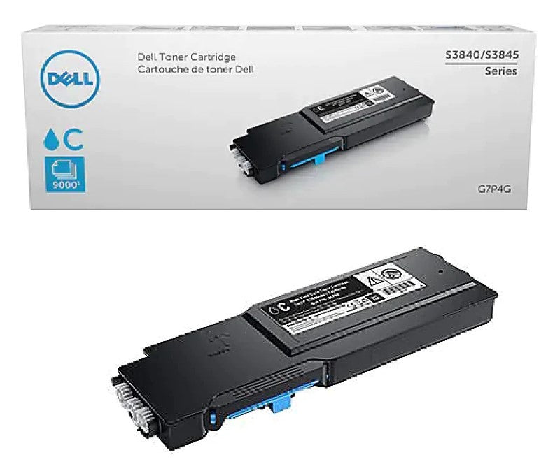 Original Dell S3840/S3845 Standard Yield Cyan Toner Cartridge, G7P4G