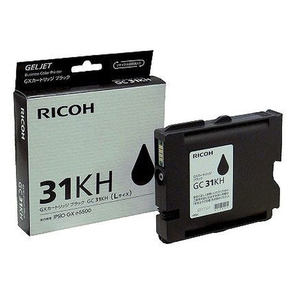 Genuine Ricoh GC31KH High Yield Black Inkjet Cartridge