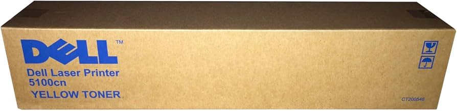 Genuine Dell 5100CN High Yield Yellow Toner Cartridge, G5774