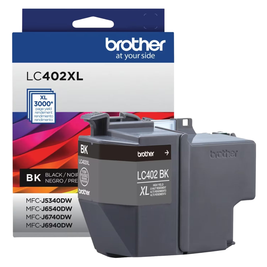 Genuine Brother LC402XL High Yield Black Ink Cartridge
