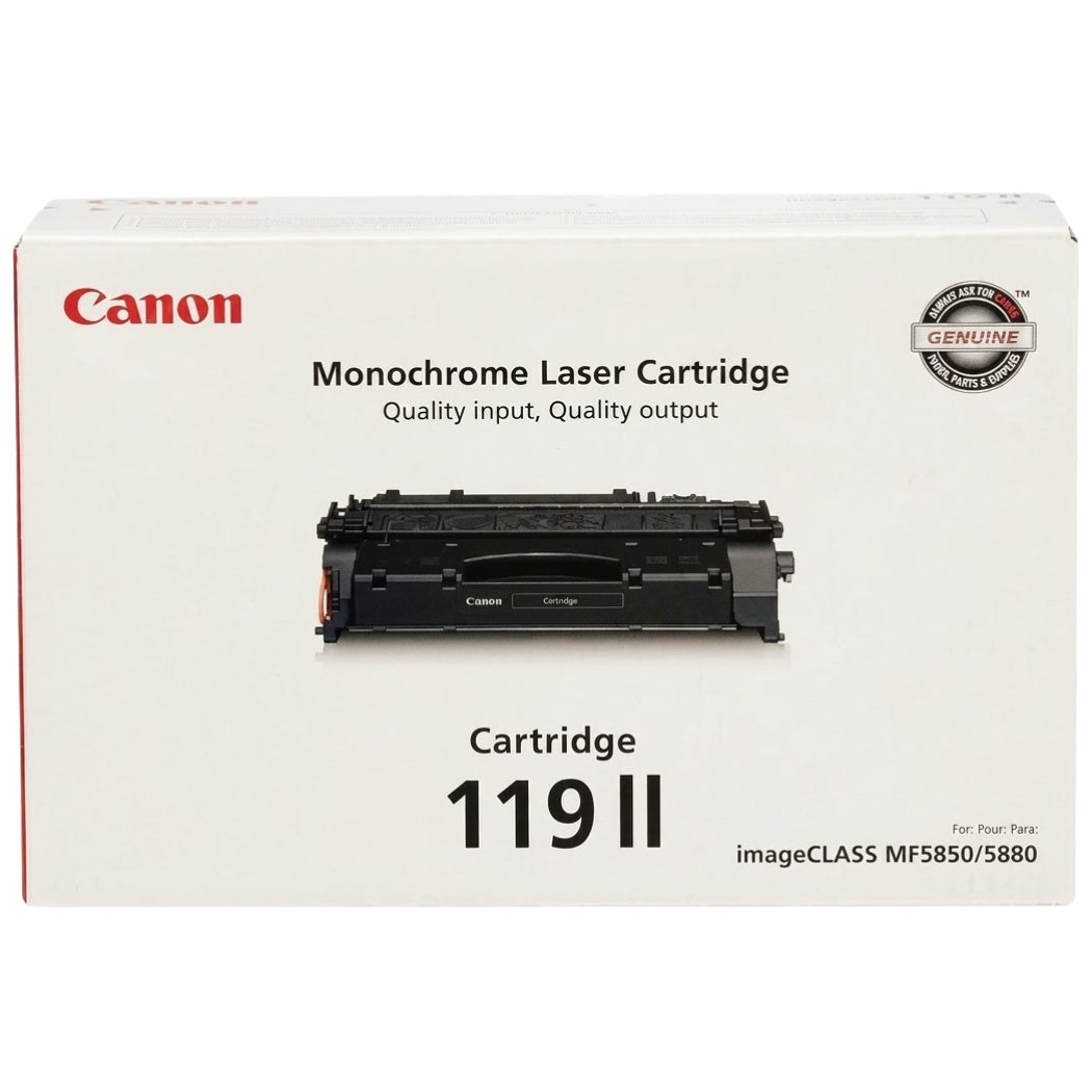 Genuine Canon 119 High-Yield Black Toner Cartridge, 3480B001 