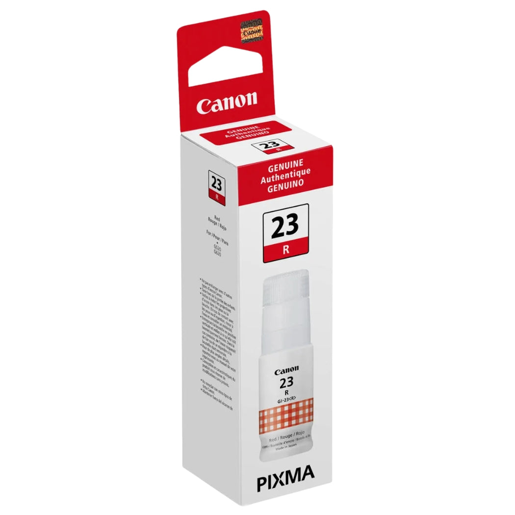 Genuine Canon GI-23 Standard-Yield Red Ink Bottle, 4714C001