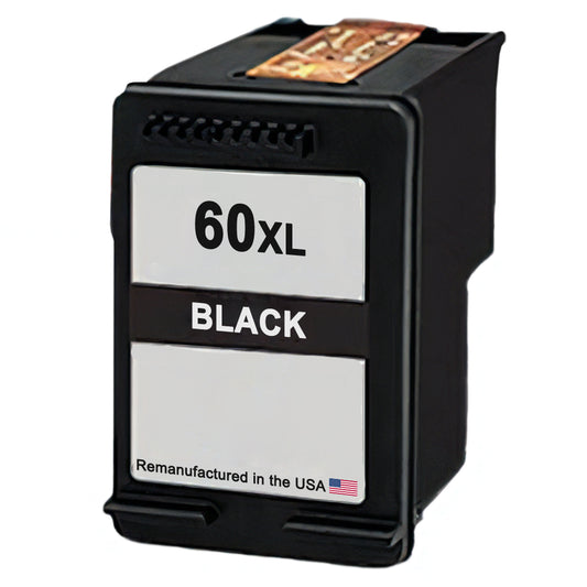 JIT Brand for HP 60XL (CC641WN) Black Remanufactured in the USA Ink Cartridge