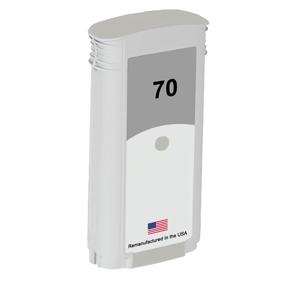 JIT Brand for HP 70 130-ml (C9451A) Light Gray Remanufactured in the USA Ink Cartridge