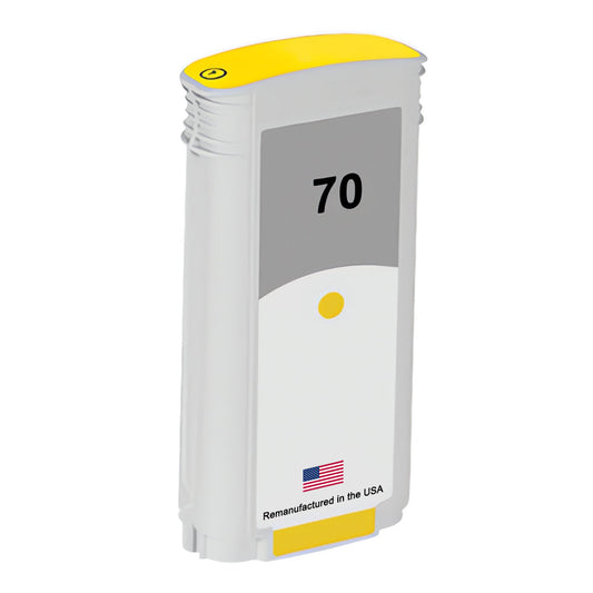 JIT Brand for HP 70 130-ml (C9454A) Yellow Remanufactured in the USA Ink Cartridge