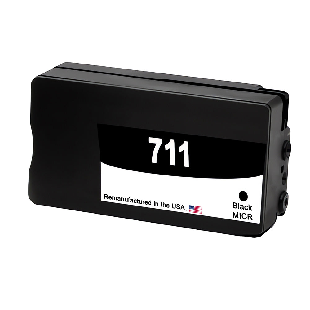 JIT Brand for HP 711XL (CZ133A) Black MICR Remanufactured in the USA Ink Cartridge