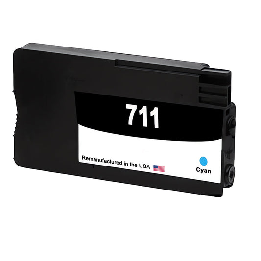 JIT Brand for HP 711 (CZ130A) Cyan Remanufactured in the USA Ink Cartridge