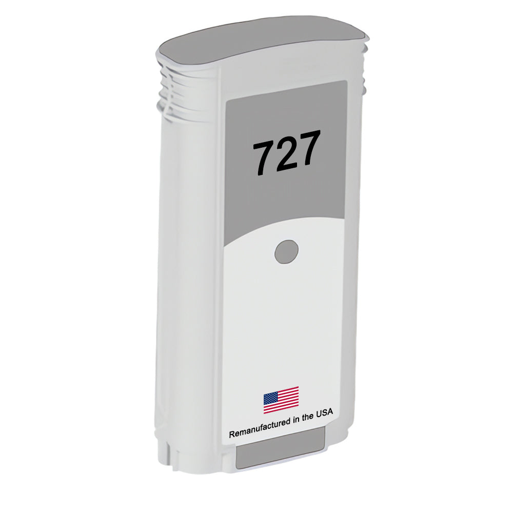 JIT Brand for HP 727 130mL (B3P24A) Gray Remanufactured in the USA Ink Cartridges