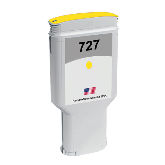JIT Brand for HP 727XL 300mL (F9J78A) Yellow Remanufactured in the USA Ink Cartridges