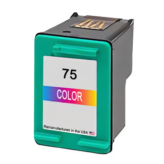 JIT Brand for Canon HP 75 (CB337WN) Color Remanufactured in the USA Ink Cartridge