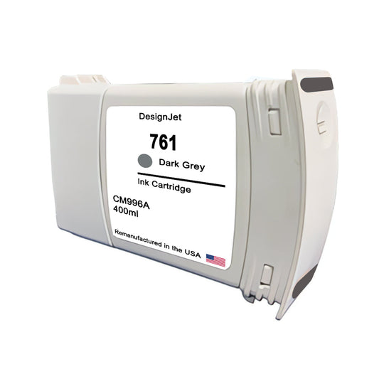 JIT Brand for HP 761 400mL (CM996A) Dark Gray Remanufactured in the USA Ink Cartridge