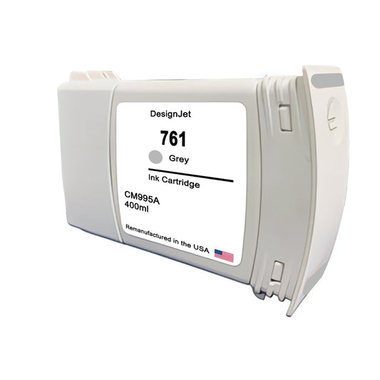 JIT Brand for HP 761 400mL (CM995A) Gray Remanufactured in the USA Ink Cartridge
