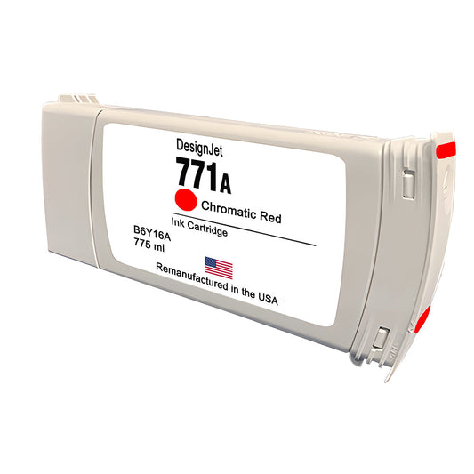 JIT Brand for HP 771 775mL (B6Y16A) Chromatic Red Remanufactured in the USA Ink Cartridge