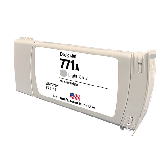 JIT Brand for HP 771 775mL (B6Y22A) Light Gray Remanufactured in the USA Ink Cartridge