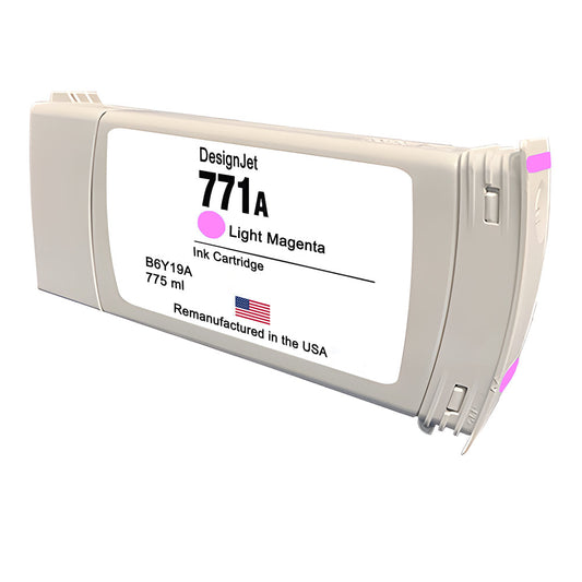JIT Brand for HP 771 775mL (B6Y19A) Light Magenta Remanufactured in the USA Ink Cartridge